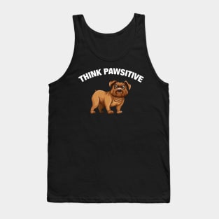 Think Pawsitive - Bulldog Tank Top